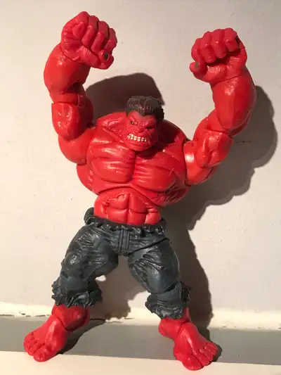 2009 Red Hulk 4.5” Hasbro Marvel Comics Action Figure Toy, View more