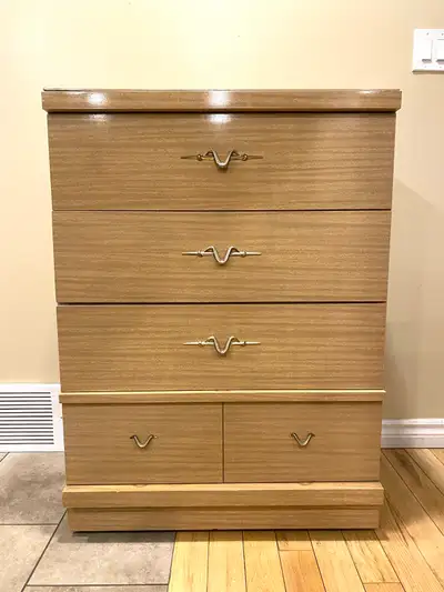 Vintage Wood Mid-Century GELCO Tall Dresser (CAN DELIVER), View more
