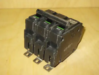 GENERAL ELECTRIC THQB 60 AMP, 3 POLE CIRCUIT BREAKER ~ RARE!, View more