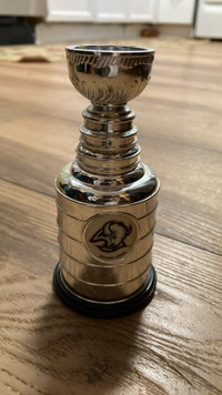 LABATTS BLUE NHL SABRES MINI STANLEY Cups 4.25" TALL REPLICA TRO