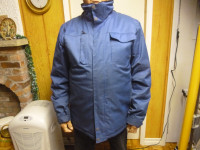 Manteau homme XL Bleu Avalanche avec capuchon amovible