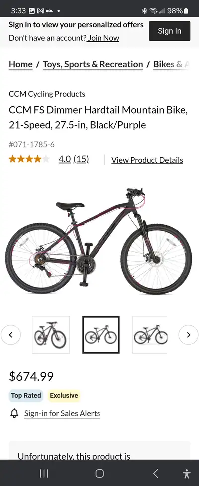 Hardtail Mountain Bike/ Brand new, View more