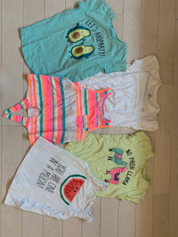 5 shirts for girls size 4