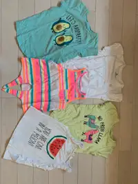 5 shirts for girls size 4