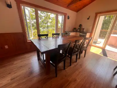 Solid Wood Dining Table & Chairs, View more