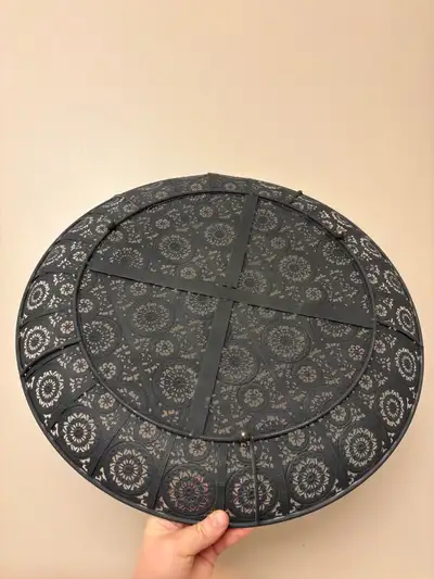 Decorative Metal Display Tray with Round Feet, View more