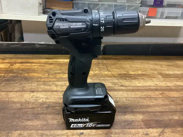 MAKITA 18v COMPACT BR. 2-SP. 1/2” HAMMER DRILL / 4.0 AH BATTERY in Power Tools in Barrie - Image 7