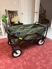 Mac Sports Folding Utility Wagon Cart, Green