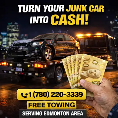 Cash For All Kinds Of Scrap & Used Cars | Any Make Or Model | Same Day Pick Up ☎️Contact 780-220-333...