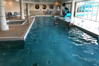 2 bedroom condo rental at the Living Water Resort in Collingwood. Sleeps 8 with a king bed, 2 queen...
