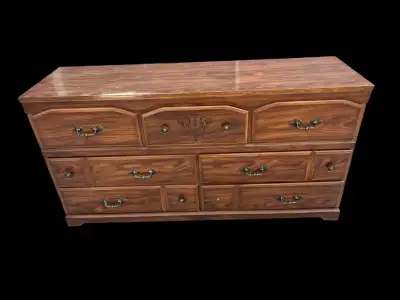 Vintage retro dresser chest of drawers. lowboy. $40. I deliver!, View more