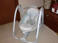 Ingenuity ConvertMe 2-in-1 Compact Portable Baby Swing