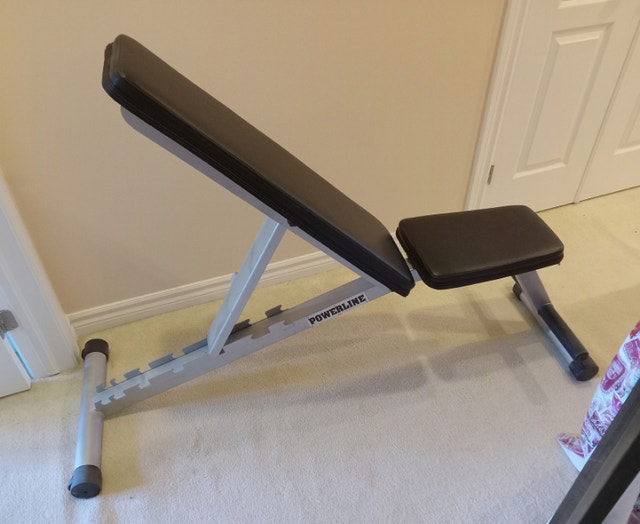 PowerLine Adjustable Weight Lifting Bench Exercise Equipment Ottawa
