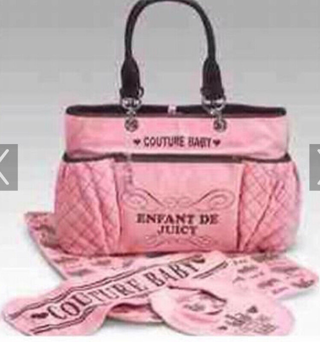 Juicy Couture diaper bag, Baby bag Large Pink | Other | Markham / York  Region | Kijiji