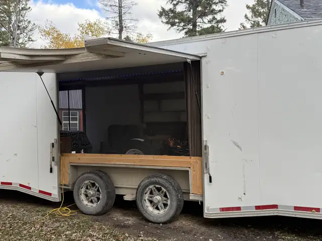2021 24’ Alcom (full aluminum) Covered Car Hauler / Toy Hauler in Travel Trailers & Campers in Winnipeg - Image 10