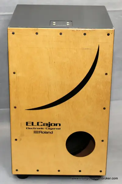 ROLAND EL CAJON ELECTRONIC LAYERED CAJON BOX DRUM & ADAPTER, View more