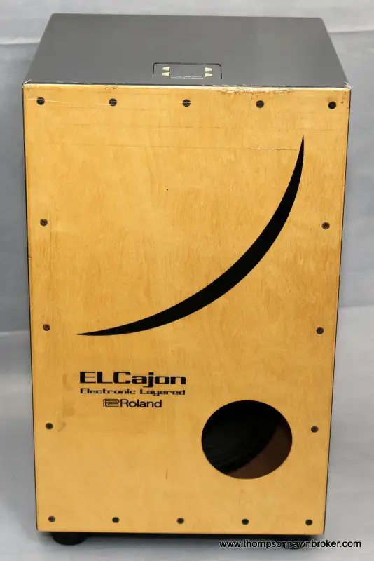 ROLAND EL CAJON ELECTRONIC LAYERED CAJON BOX DRUM & ADAPTER in Other in Hamilton - Image 2