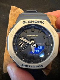 Gshock beautiful Grey and Blue 