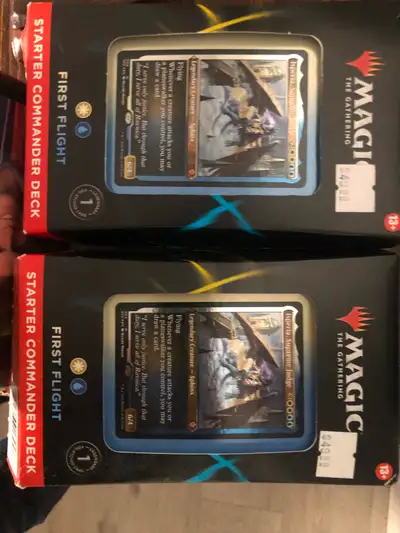 2 Magic the Gathering mtg commander sets, View more