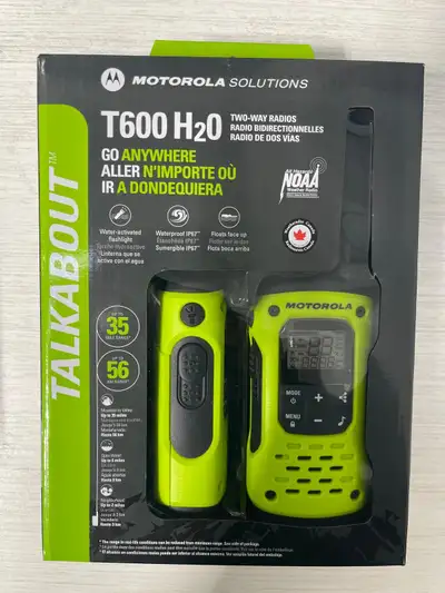 Motorola T600 Rechargeable Two-Way Radios (Dual Pack), View more