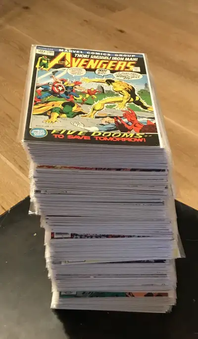 Avengers. Original. 101 to 220 inclusive comic books. No single issues are available. There is no br...