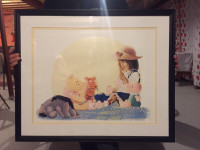 Winnie the Pooh framed portrait