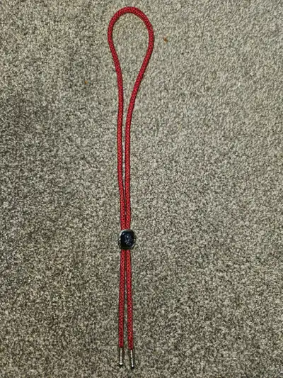Bolo tie with soldiers face, View more