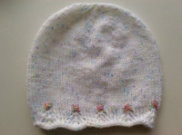 Brand New Handmade Hand knitted Baby Hat Size 6 to 12 months