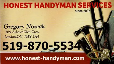 honest handyman, View more