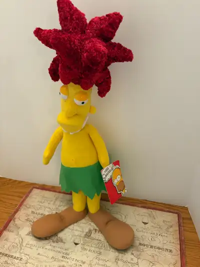 Sideshow Bob Hula Plush Doll - 20" NWT, Simpsons Collectible! Character: Sideshow Bob from The Simps...