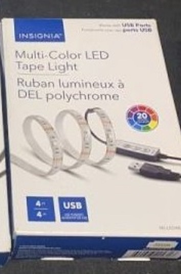 Insignia: 4' RGB Multi-Colour Dimmable LED Strip Light in General Electronics in Burnaby/New Westminster - Image 2