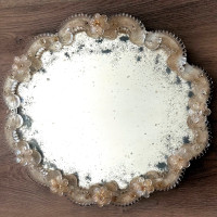 Tray Mirror for table or vanity. Dimensions: 16” x 14”