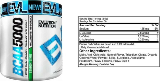 Brand new Sealed EVL BCAA 5000 in Health & Special Needs in Mississauga / Peel Region - Image 2