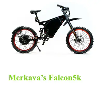 I'm selling my Merkava Falcon 5k, a powerful electric bike designed for off-road adventures, featuri...