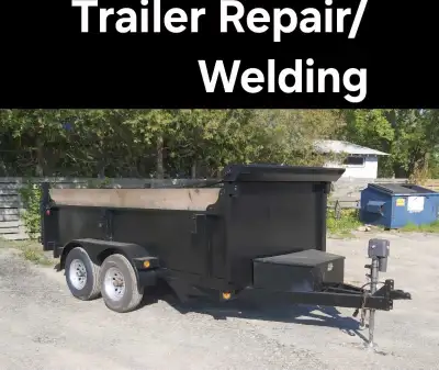 Offering trailer repairs, enclosed,flatdeck,boat,dump trailer,Rv,car,live stock. specialized in alum...