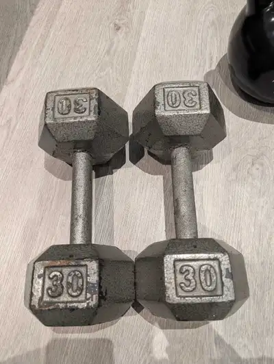 30lb dumbbells, View more