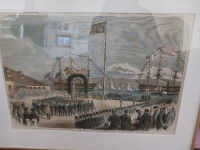 Sailing ship print, Halifax, NS