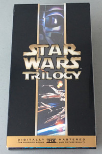 Star Wars Trilogy Movies Box 3 VHS Video Cassettes