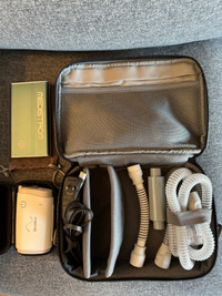 ResMed Air Mini travel CPAP with external battery and case 