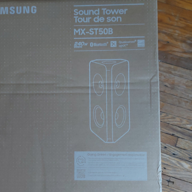Samsung MX-ST50B Sound Tower High Power Audio 240W in Stereo Systems & Home Theatre in Thunder Bay - Image 3