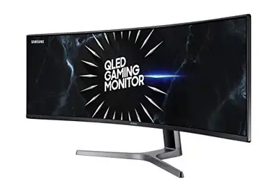 Samsung Double QHD CRG9 Series 49-Inch Curved Gaming Monitor (LC, View more