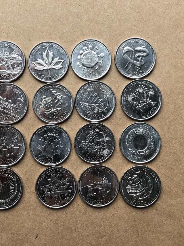1999/2000 millennial quarter coin sets.  in Arts & Collectibles in Hamilton - Image 3