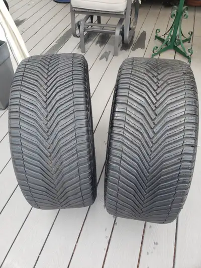 I am selling a set ,"2" tires only Michelin cross climate2 tires 285/40 R20 These tires are virtuall...
