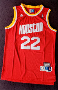 Houston Rockets Clyde Drexler #22 Red Large Vintage Jersey