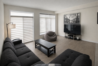 Cozy 2BR Townhome—Steps to Plaza, 5 Mins to Innisfil Beach Park!, View more