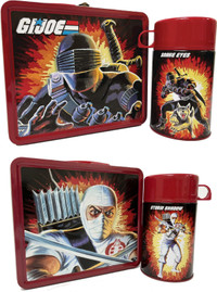 IN STORE! Tin Titans GI Joe Stormshadow Snake Eyes PX Lunchbox