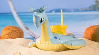 Pokemon Center  Lapras Summer Days Can Holders Pool Float - 2 pk