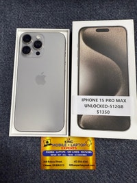 iPhone 15 pro max 512GB mint condition  Ottawa Ottawa / Gatineau Area Preview