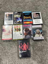 9 cassette tapes