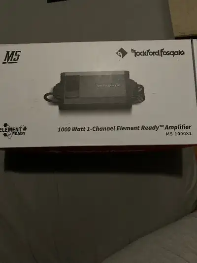 Rockford Fosgate amp, View more